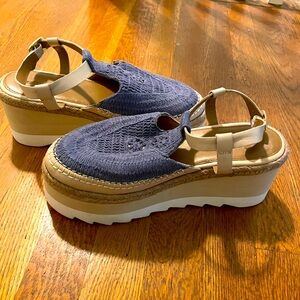 Worn 3 times.  Free People Mykonos Espadrilles.